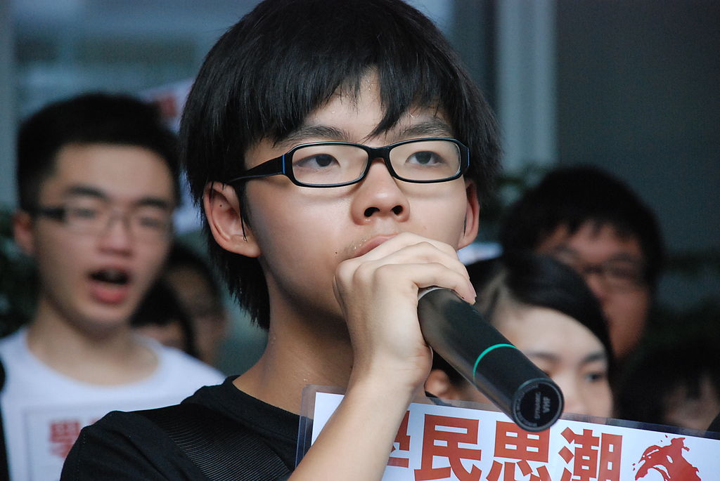 Joshua Wong in a July 2012 photo. Photo: Voice of America / Public Domain