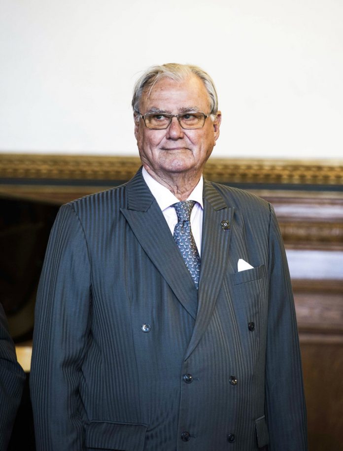 June 7, 2017, Denmark's Prince Henrik poses for a photo in Copenhagen
