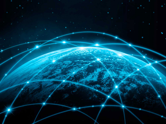 Marketing visualization of a satellite network by commercial space firm SpaceX. It is similar to one Thailand has committed upward of 64 billion baht to invest in by a virtually unheard of company. Image: SpaceX