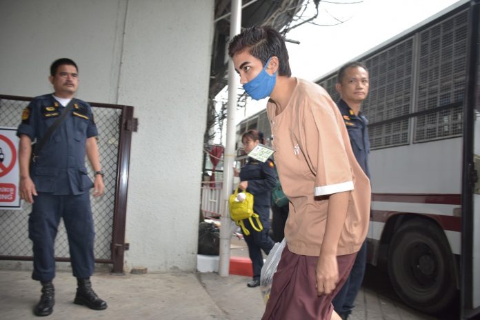 Pasist Arinchayalapis on Wednesday at the Criminal Court in Bangkok.