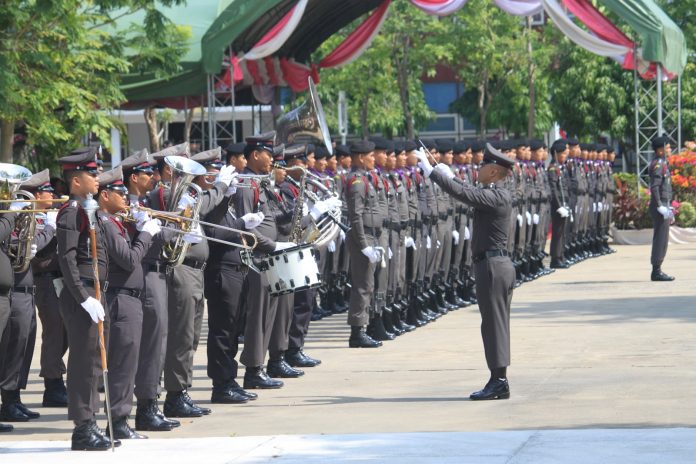 An undated photo of Thai police band. Image: Royal Thai Police Band