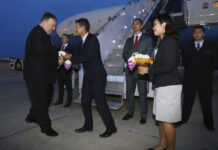 Snubbed by North Korea, Pompeo Hits Other Asian Turbulence U.S. Secretary of State Mike Pompeo is presented with flowers as he boards his plane to depart for Australia from Don Mueang International Airport, in Bangkok, Thailand, Saturday, Aug. 3, 2019. Photo: Jonathan Ernst / Pool Photo via AP