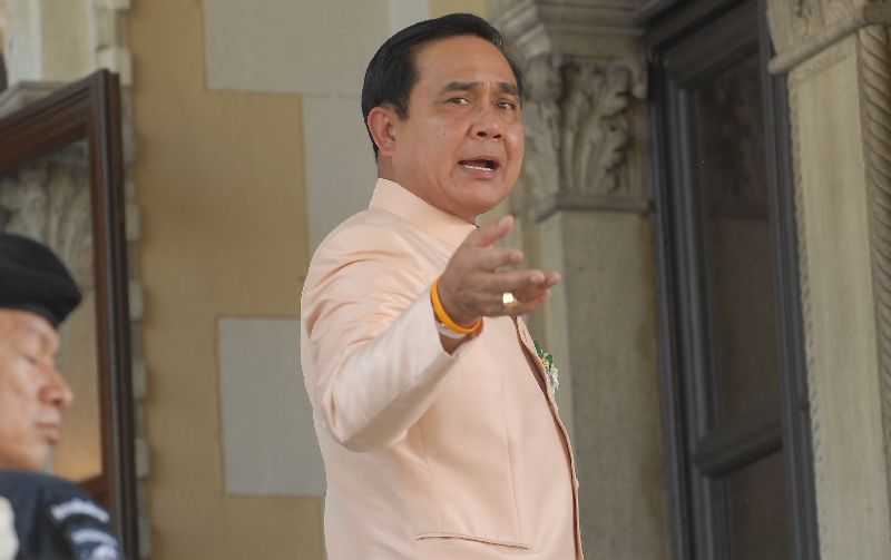 Gen. Prayuth, Thailand's current unelected Prime Minister, at the Government House in Bangkok, 24 February 2015