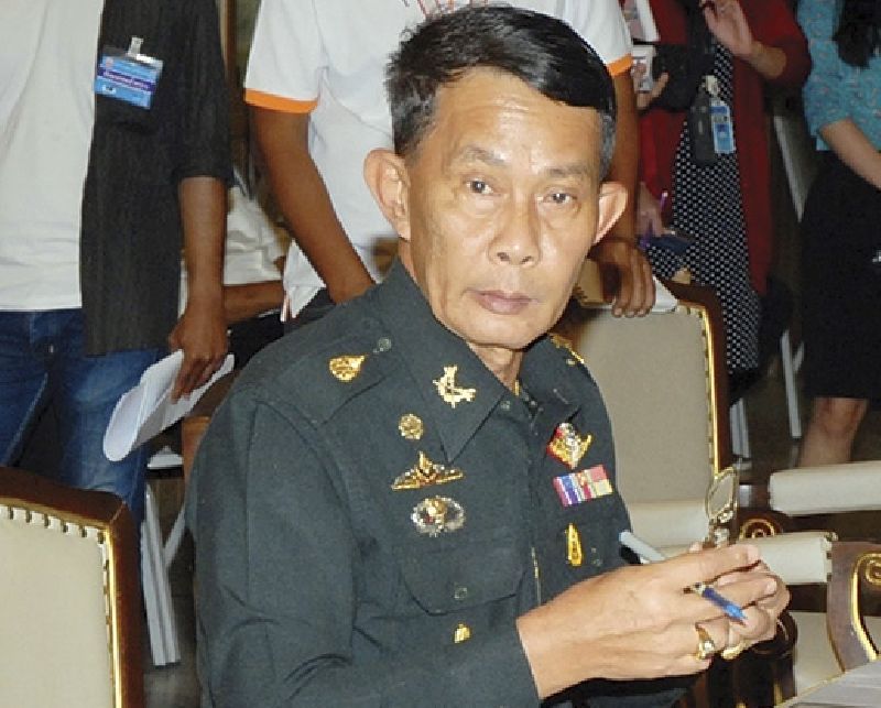 An August 8, 2014, file photo of Gen. Preecha Chan-ocha.