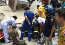 Four Rescued, One Still Trapped in Koh Chang Hotel Collapse