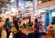 Silom Walking Street Suspended for Rainy Season
