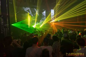 Despite a monsoon downpour, an enthusiastic crowd turned out for DJ Krush on Saturday at House RCA.