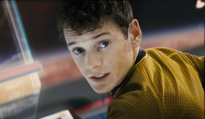 Anton Yelchin as Pavel Chekov in a promotional image for 2009's 'Star Trek' reboot.