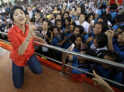 Banned From Politics, Yingluck Goes on Tour (Photos)