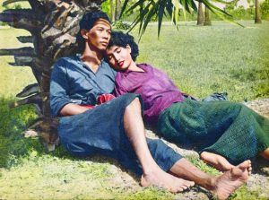 Poonpan Rangkuan and Rewadee Sriwilai in a scene from ‘Santi-Vina.’ Photo: Thai Film Archive / Courtesy