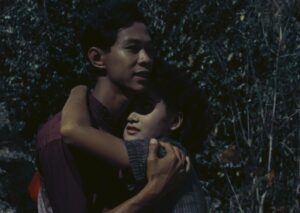The daring Vina isn’t afraid to show her love for Santi. Photo: Thai Film Archive / Courtesy 