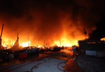 Large Fire Breaks Out at Italian-Thai Worker Camp