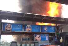 Fire Briefly Closes BTS On Nut