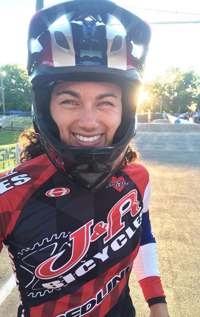 Amanda Carr in a photo posted in June, 2015, at the USA BMX Midwest Nationals in Rockford, Illinois. Photo: Amanda Carr / Facebook