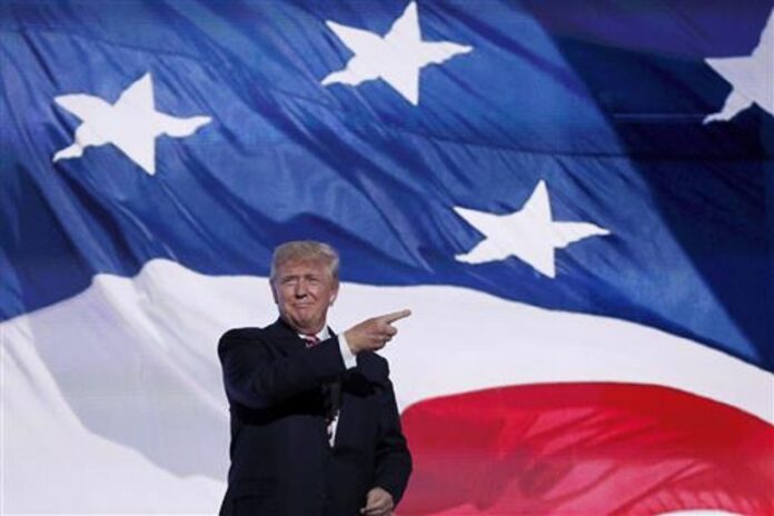 Trump says U.S. may not come to defense of NATO states attacked by Russia in an interview with the New York Times in July. Photo: Associated Press