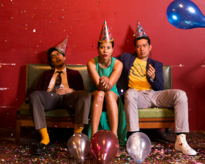 Nophand Boonyai, Pattarasuda Anuman Rajadhon and Suphasawatt Purnaveja in a promotional image for ‘Happy New Year Mr. Smith.’
