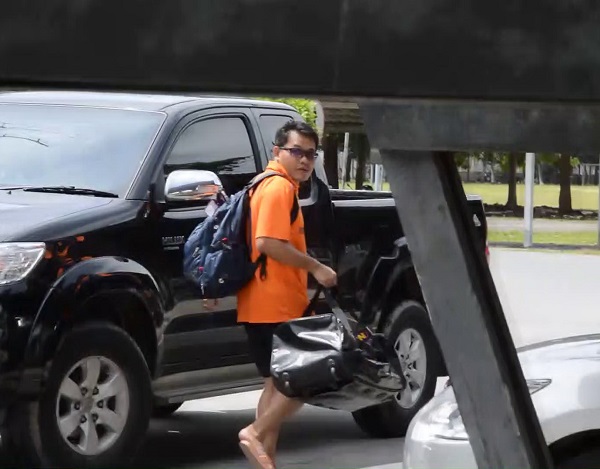 Sakarin Karuehat on Thursday was released from a police station in Nakhon Si Thammarat.