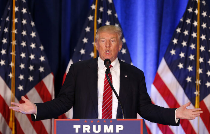 Republican Presidential candidate Donald Trump speaks in Youngstown, Ohio on Aug. 15. Photo: Gerald Herbert / Associated Press