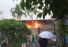 Fire Damages Shops at JJ Green Night Market