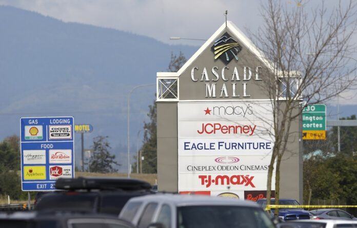 Cascade Mall in Burlington, Wash. on Saturday. Photo: Ted S. Warren / Associated Press