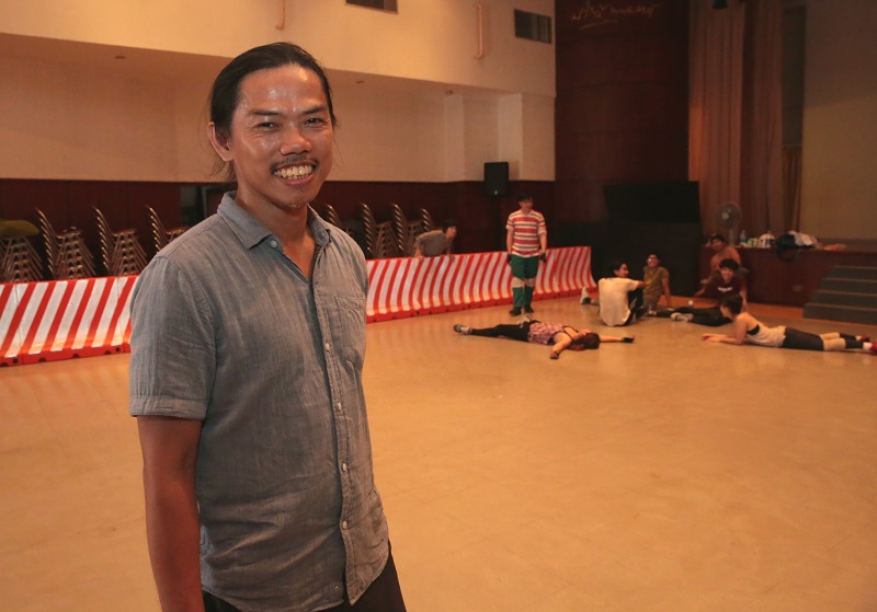 Teerawat ‘Ka-ge’ Mulvilai at a rehearsal for ‘Fundamental’ in July.