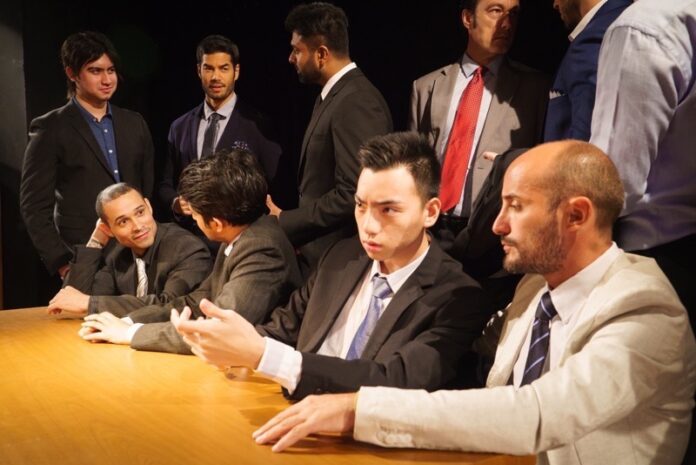 Promotional image for Culture Collective Studio's production of '12 Angry Men.' Photo: Suphasit Tanprasertsupa / Courtesy