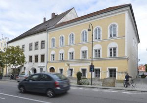 Adolf Hitler's birth house in Braunau am Inn, Austria in a 2012 file photo. Photo: Kerstin Joensson / Associated Press