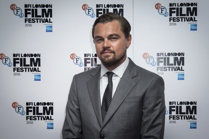 Actor Leonardo DiCaprio poses for photographers Saturday during a photo call to promote the film 'Before the Flood', showing as part of the London Film Festival in London. Photo Vianney Le Caer / Associated Press