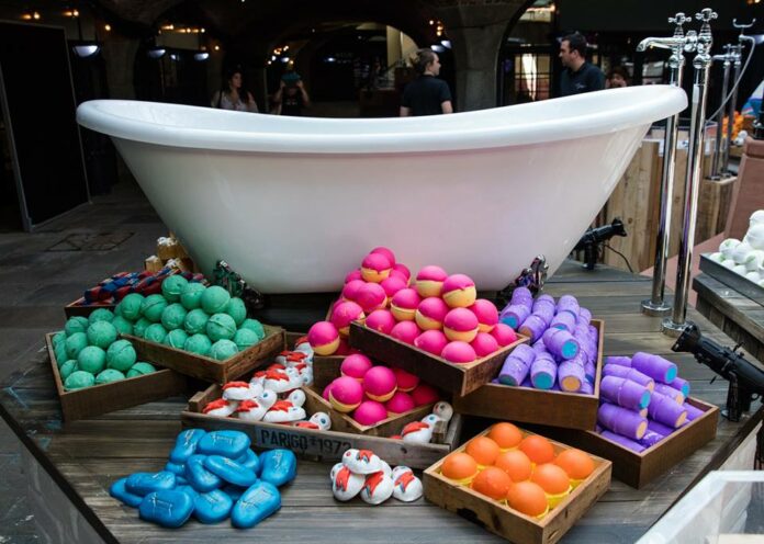 A display at September’s Lush Creative Showcase in London. Photo: Lush / Facebook