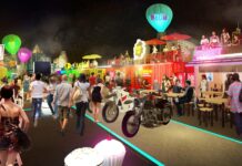 Neon Night Market Opens Thursday