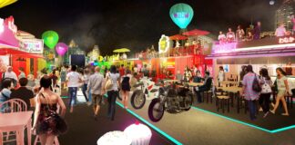 Neon Night Market Opens Thursday