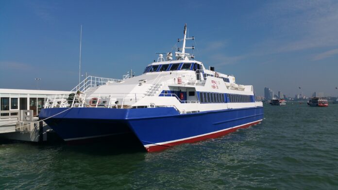 Pattaya - Hua Hin ferry Royal 1 on Saturday at Pattaya’s Bali Hai pier