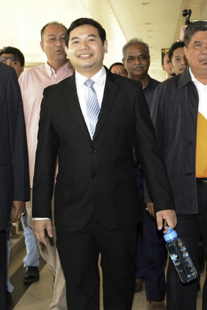 Malaysia's People's Justice Party Vice President Rafizi Ramli arrives Monday at court in Kuala Lumpur, Malaysia. Photo: Associated Press