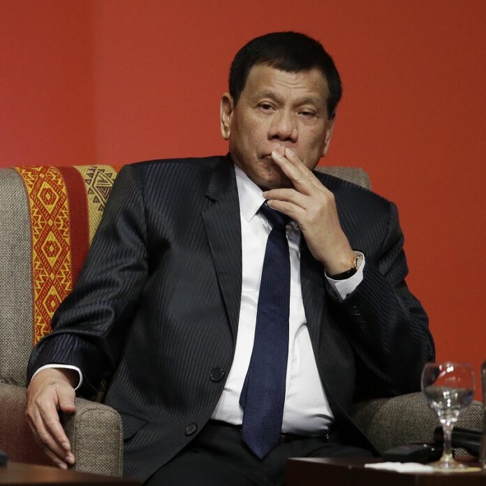 Philippines' President Rodrigo Duterte attends a meeting between business leaders and heads of states of the Asia Pacific Economic Cooperation, APEC in 2016 during their annual forum in Lima, Peru. Photo: Martin Mejia / Associated Press Philippines' President Rodrigo Duterte attends a meeting between business leaders and heads of states of the Asia Pacific Economic Cooperation, APEC in 2016 during their annual forum in Lima, Peru. Photo: Martin Mejia / Associated Press
