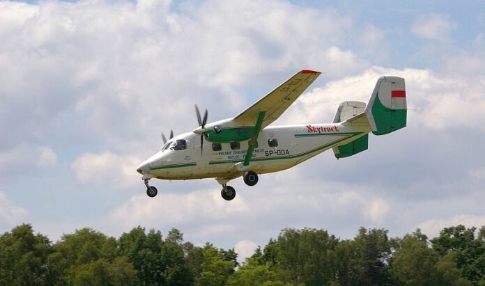 A PZL M28 Skytruck in 2009 at the Góraszka Air Picnic, similar to the one that crashed Saturday in Batam, Indonesia. Photo: Konflikty.pl / Associated Press