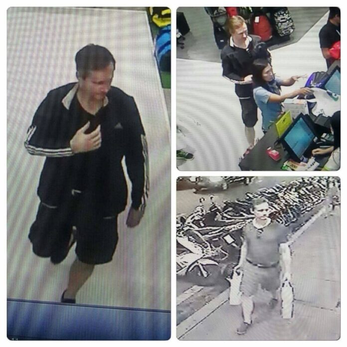 Security camera images released Dec. 20 by Pattaya police.