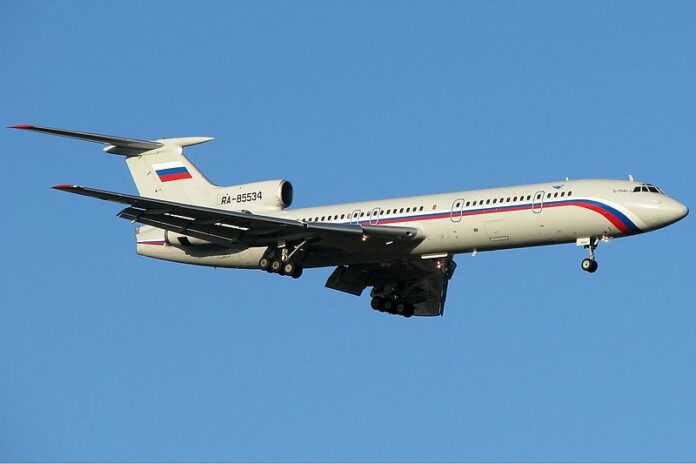File photo of a Russian Air Force Tupolev Tu-154M. Photo: Kirill Naumenko