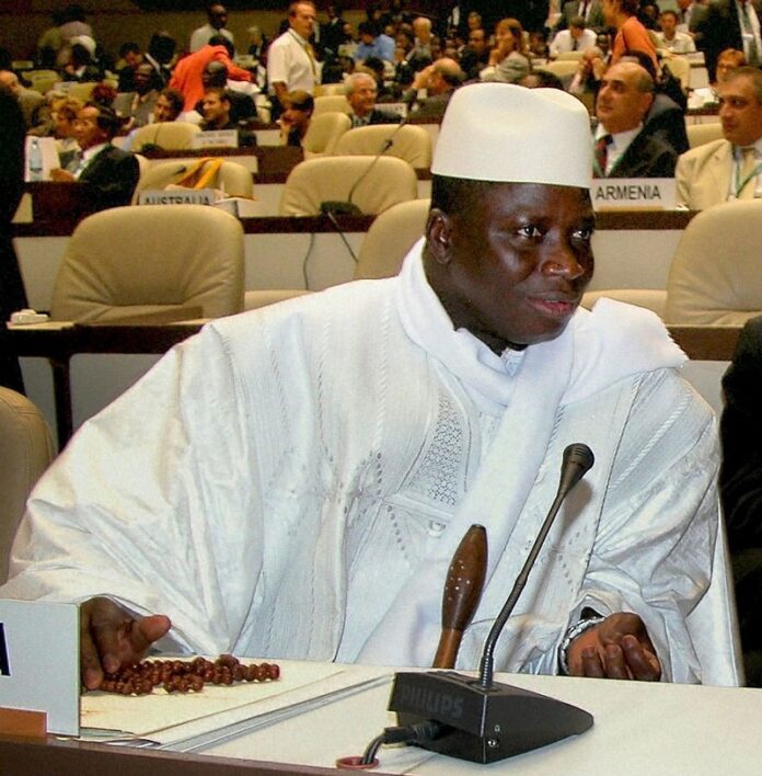 Yahya Jammeh pictured here in 2006 at a UN conference. Photo: IISD / Earth Negotiations Bulletin / Wikimedia Commons