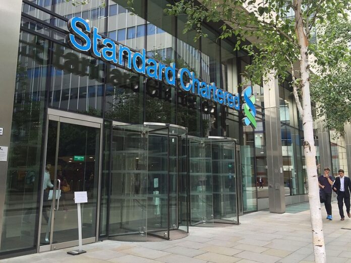 Standard Chartered Headquarters shown here in August in London, England. Photo: Cobaltblue25 / Wikimedia Commons