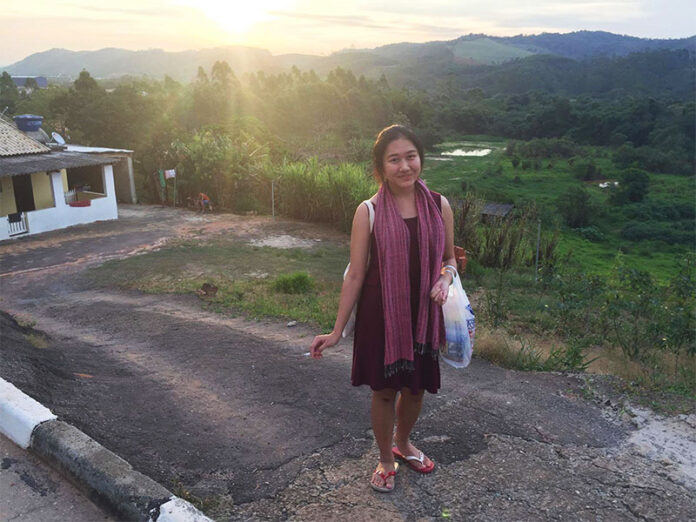 Chanoknan Ruamsap, 23, in an undated photo from her stay in Brazil. Photo: Chanoknan Ruamsap / Courtesy