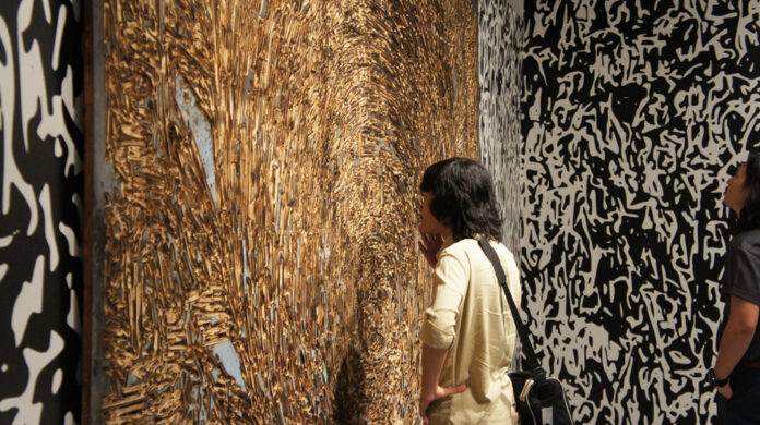 An exhibition by Soichiro Shimizu at The Chula Art Centre in 2014. Photo: Chulalongkorn University