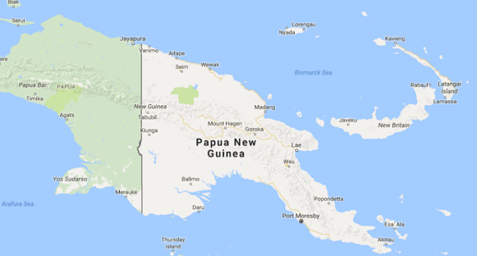A map of Papua Guinea, where an magnitude 8.0 earthquake struck Saturday. Image: Google