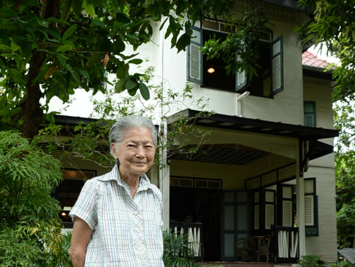 Waraporn Surawadee standing in front of Bangkok Folk Museum on Aug. 18, 2016