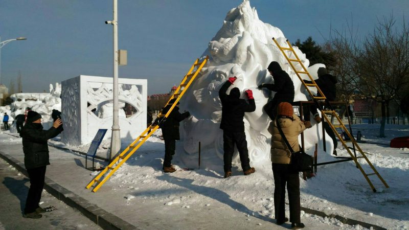 Thailand's win at Ice sculpting contest in Harbin