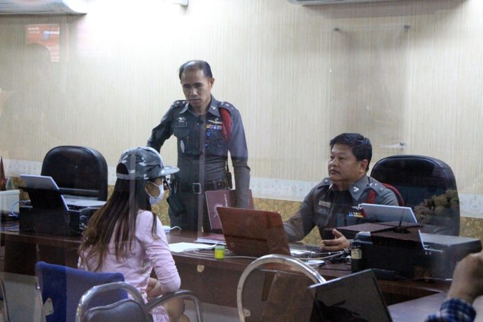 A woman filed complaint on Monday she was nearly abducted by a group of police officers in Pattaya