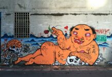 Comrades in Arts Show Power of Brush and Spray at Bridge