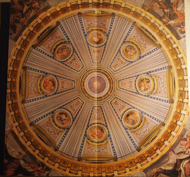 2016 Silver Award winner Jakob Straub’s ‘Roma Rotunda’ looks from under the dome at 36 churches from various periods in Rome. 