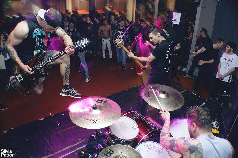 A hardcore band “Keep Talking” performs in Italy posted on March 2016. Photo: Keep Talking / Facebook. 