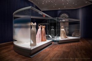 HM Queen Sirikit’s dresses at Queen Sirikit Museum of Textiles posted on Jan. 11. Photo: Queen Sirikit Museum of Textiles / Facebook. 