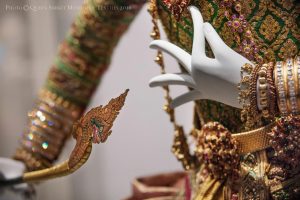 Dressing Gods & Demons Costumes for Khon at the Queen Sirikit Museum of Textiles. Photo: Queen Sirikit Museum of Textiles / Facebook. 